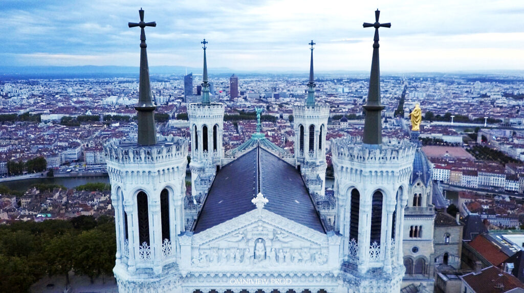 Notre Dame de Fourvière - drone- omniview prod