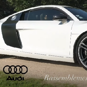 Audi R8 au chateau de beauchamp